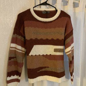 Elsamanda Anthropologie Alpaca Wool Crew Neck Sweater